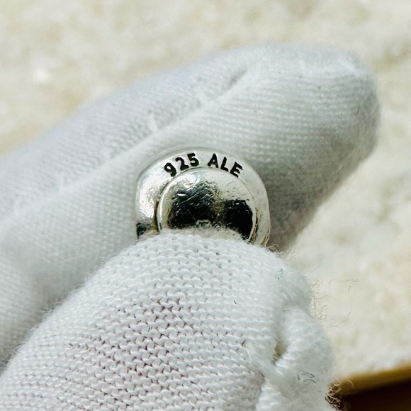 EUC Pandora 790427OCZ Sterling Silver Perfume Bottle Charm w/ Orange Zirconia - Picture 14 of 15